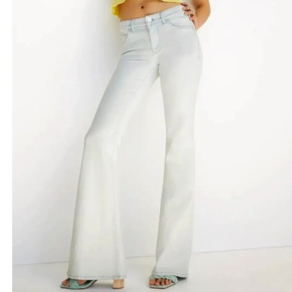 Anthropologie Pilcro Flare Leg High Waist Planet Friendly Jeans - Picture 1 of 12